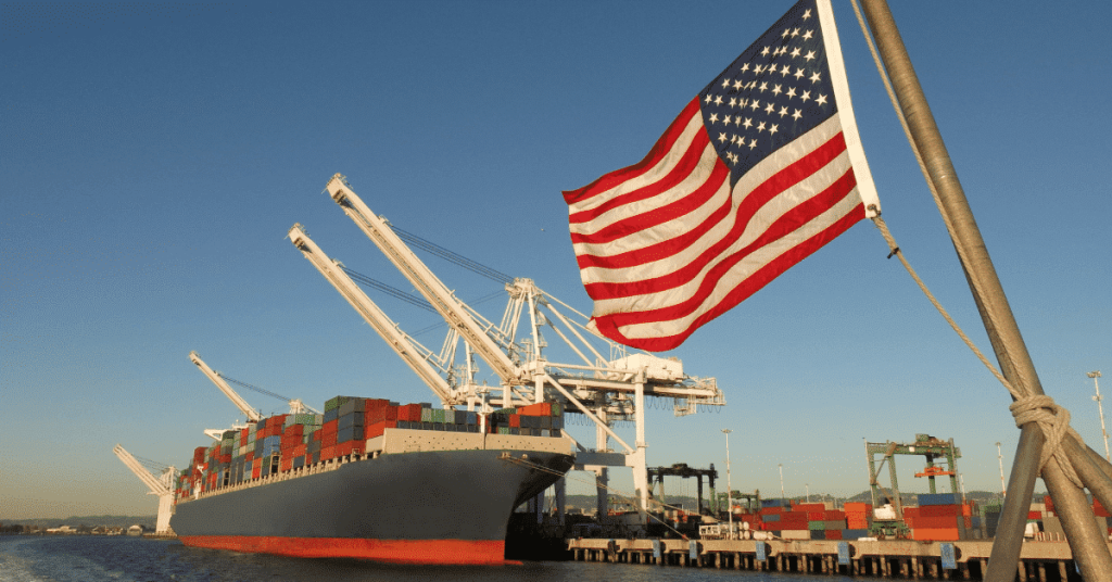 Image of a major US port